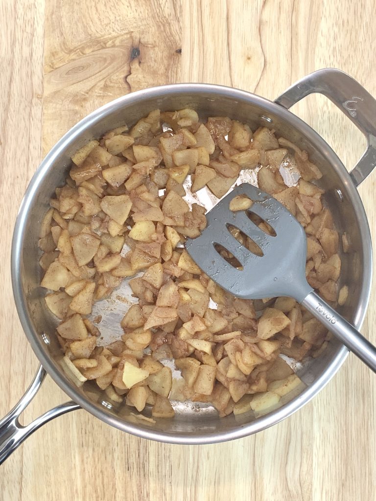 Apple Crisp in a Cone