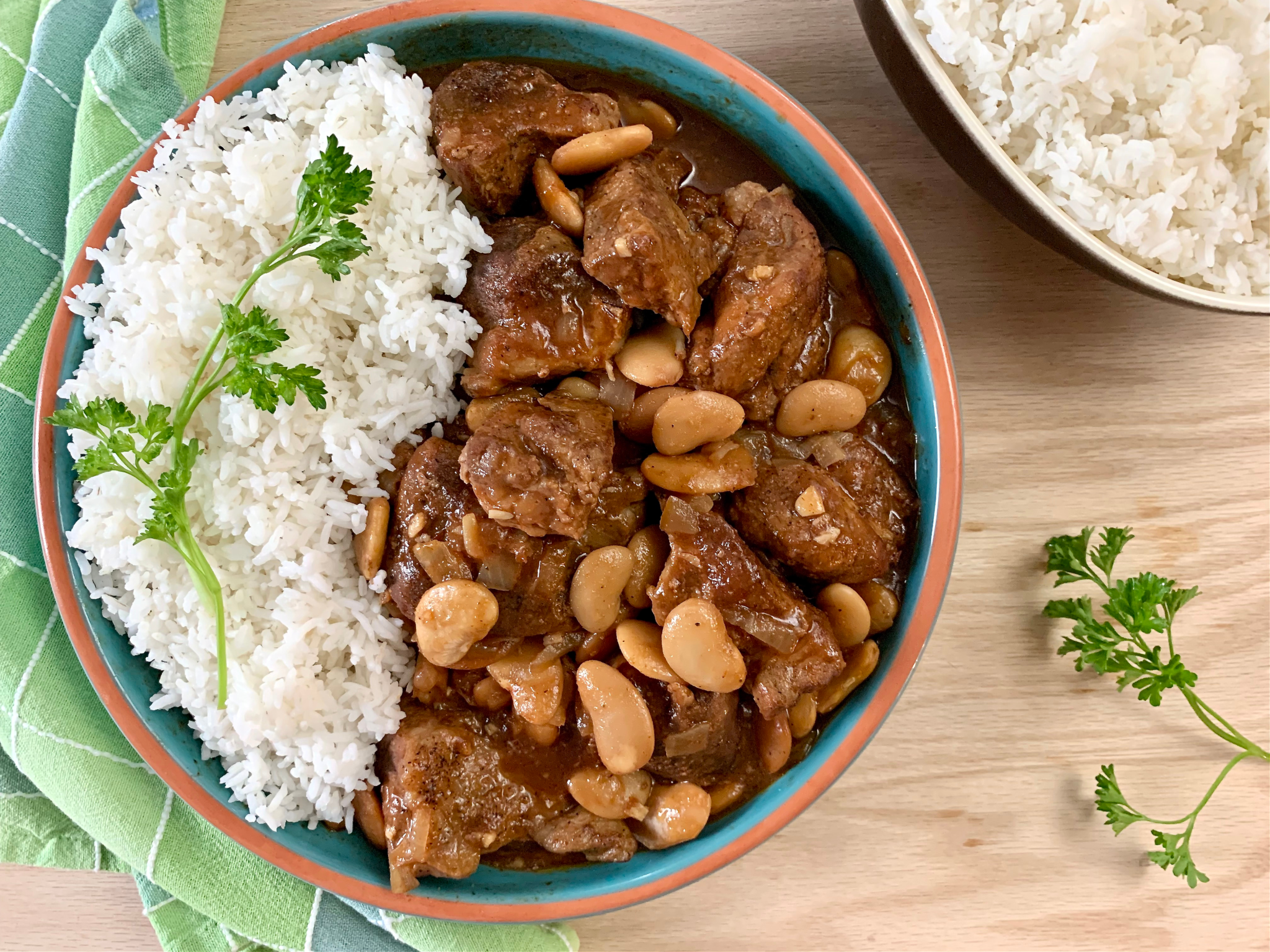 Slow Cooker Pork and Beans - Slow Cooker Gourmet