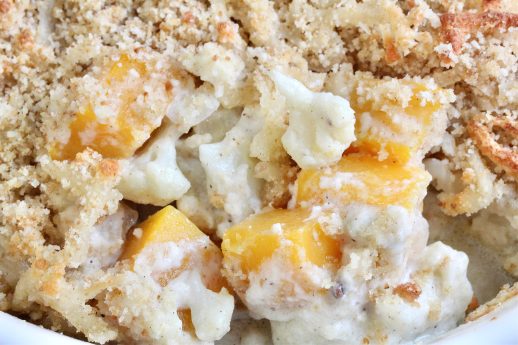 Cauliflower and Butternut Au Gratin