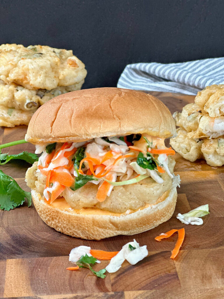 Shrimp Tempura Burger