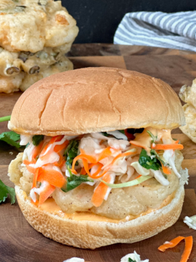 Shrimp Tempura Burger