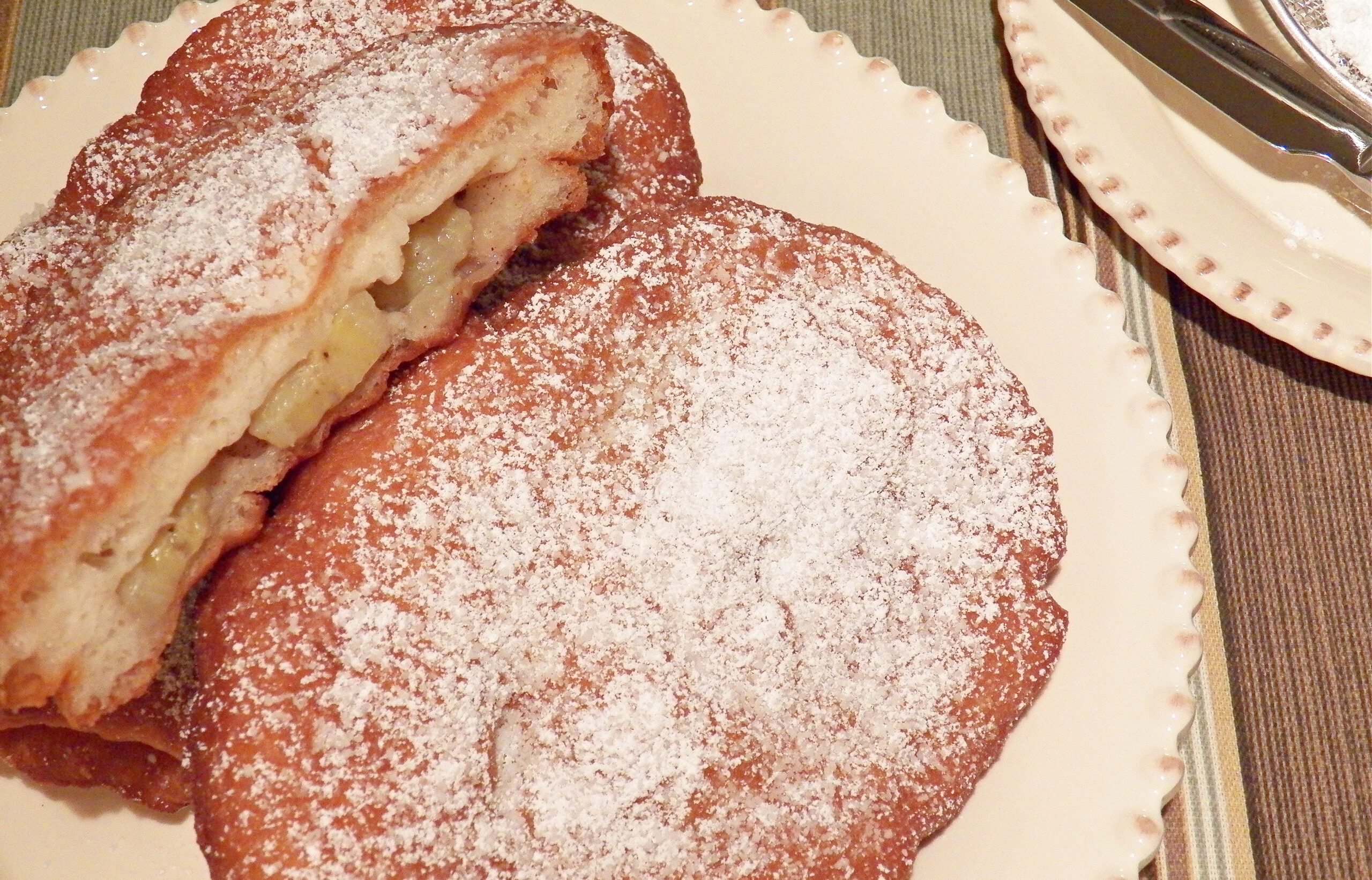 Banana Stuffed Fried Dough