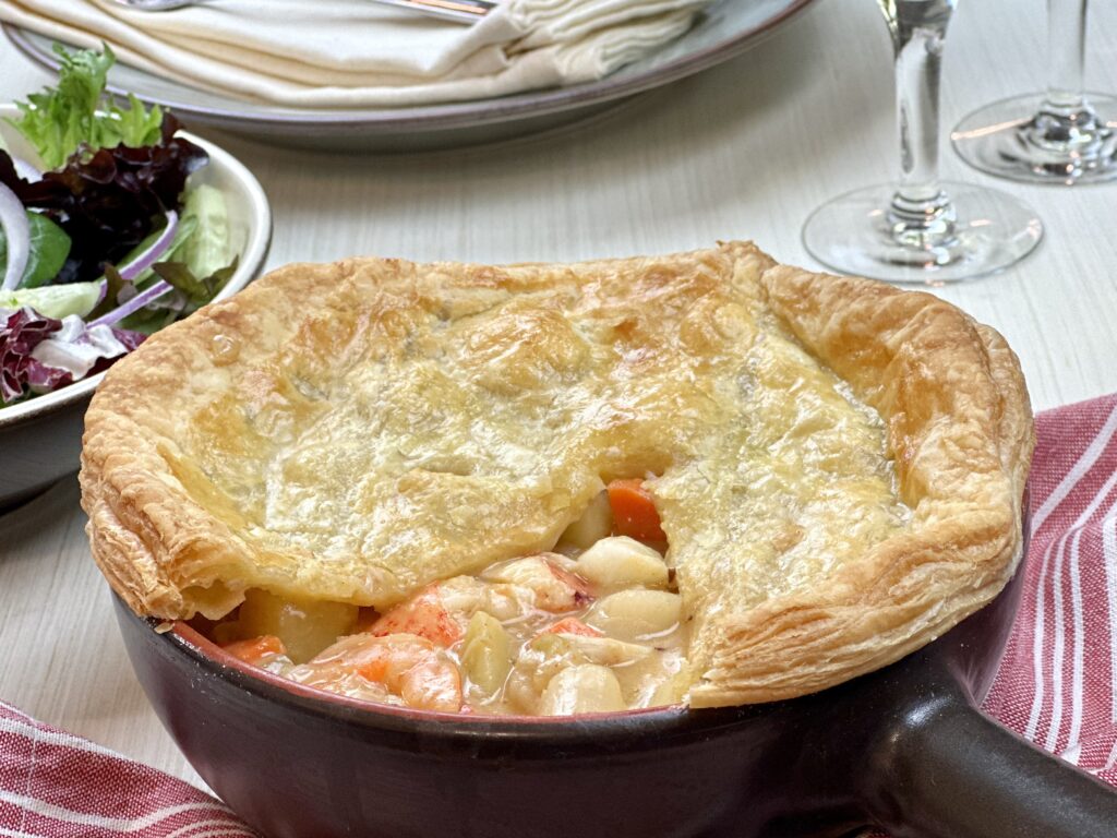 Seafood Pot Pie for 2