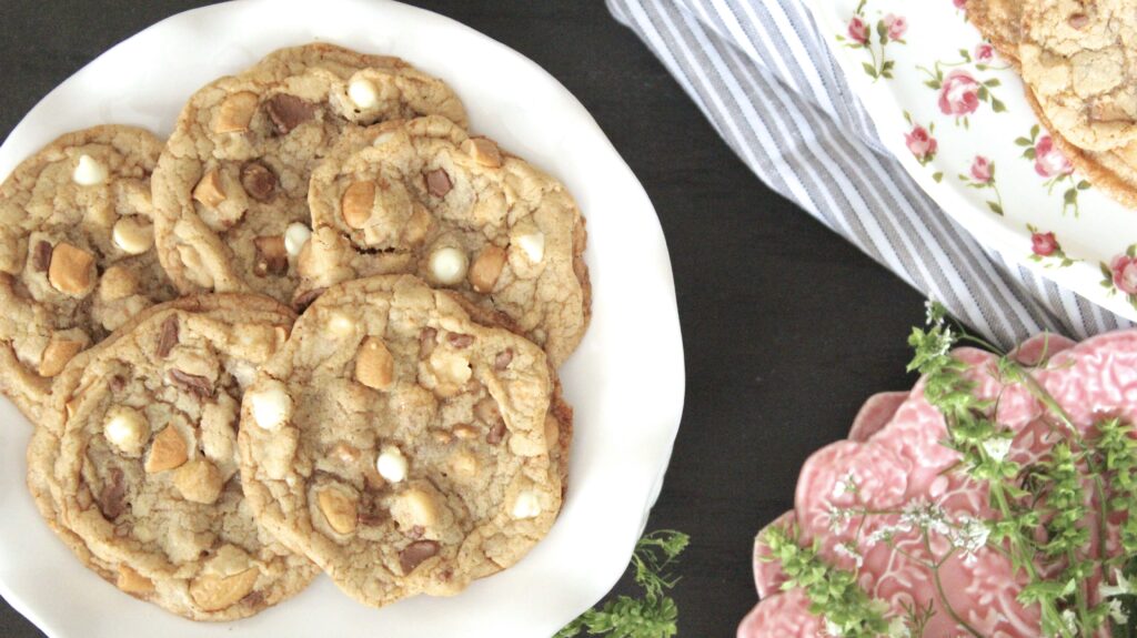 Chewy Chocolate Toffee Cookies