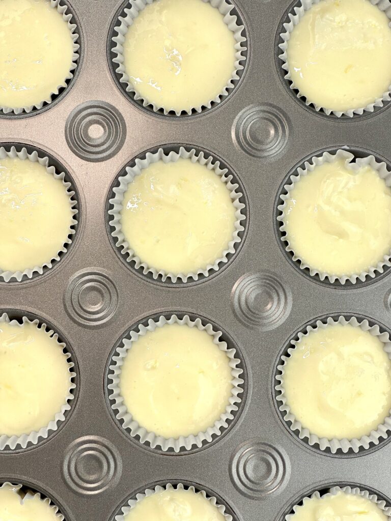 Lemon Delight Mini Cheesecakes