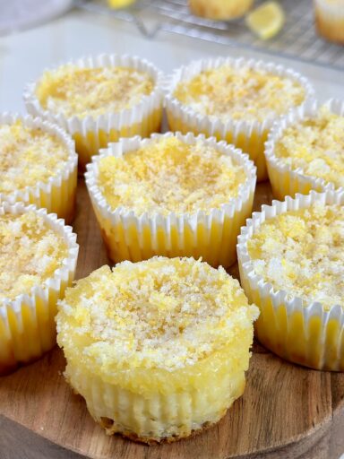 Lemon Delight Mini Cheesecakes