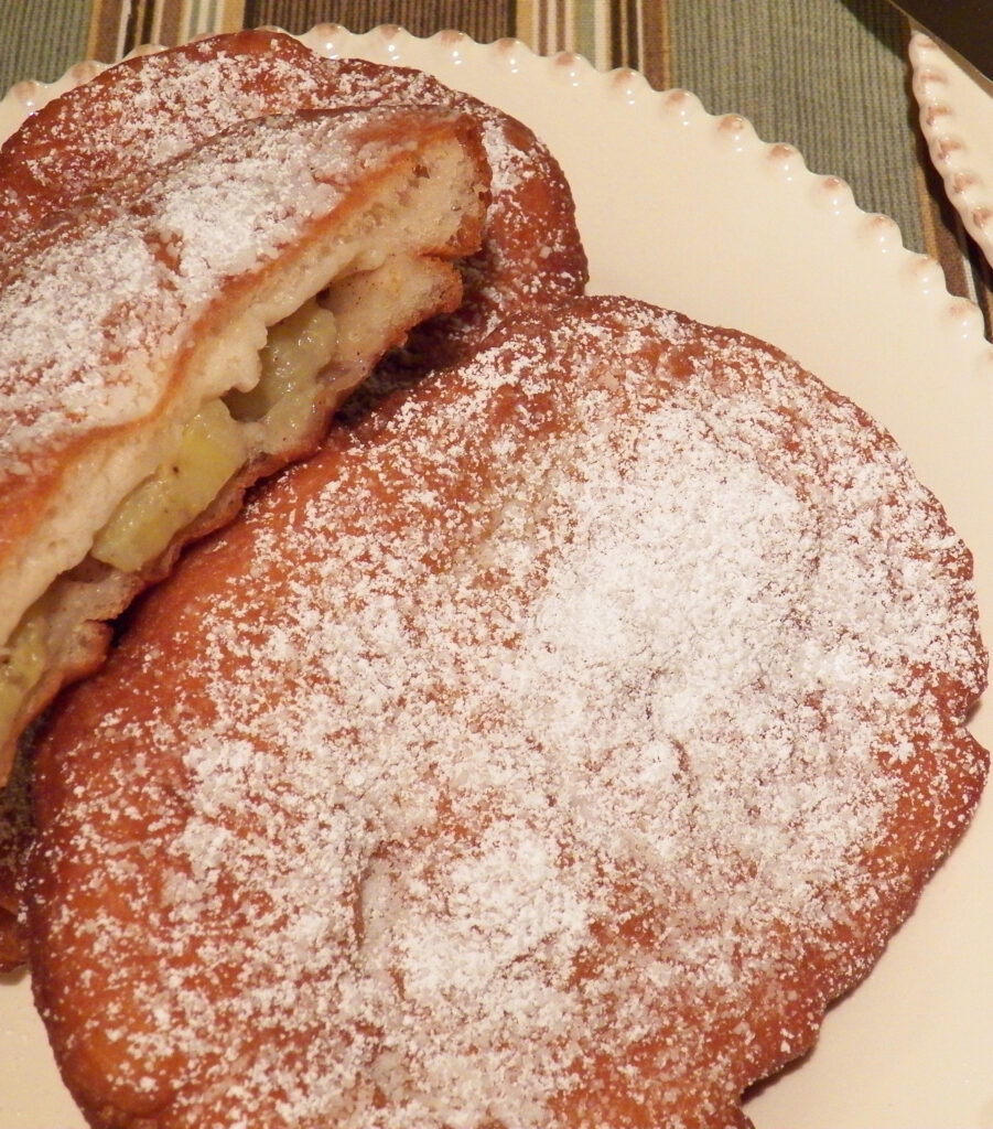 Banana Stuffed Fried Dough-Part Two Of Fried Dough Month