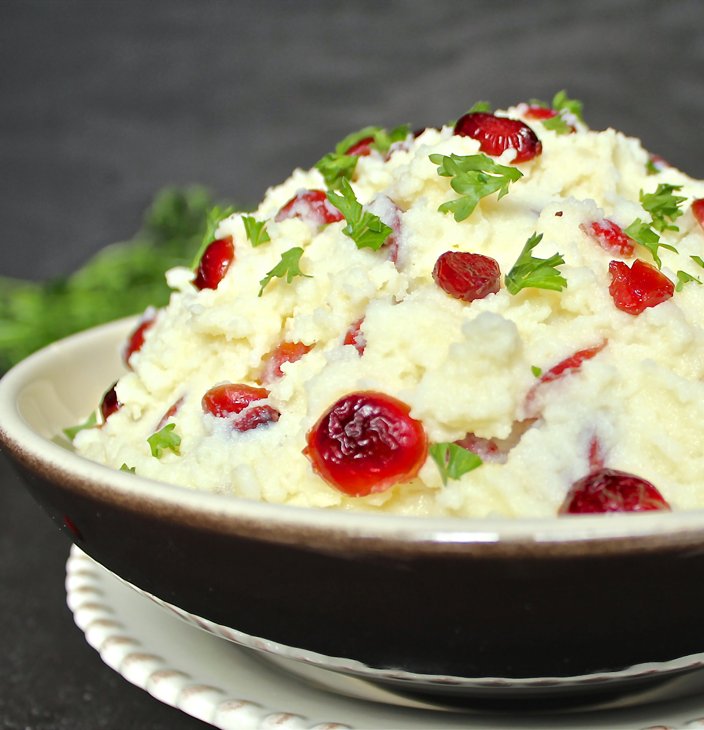 Cranberry Mashed Potato