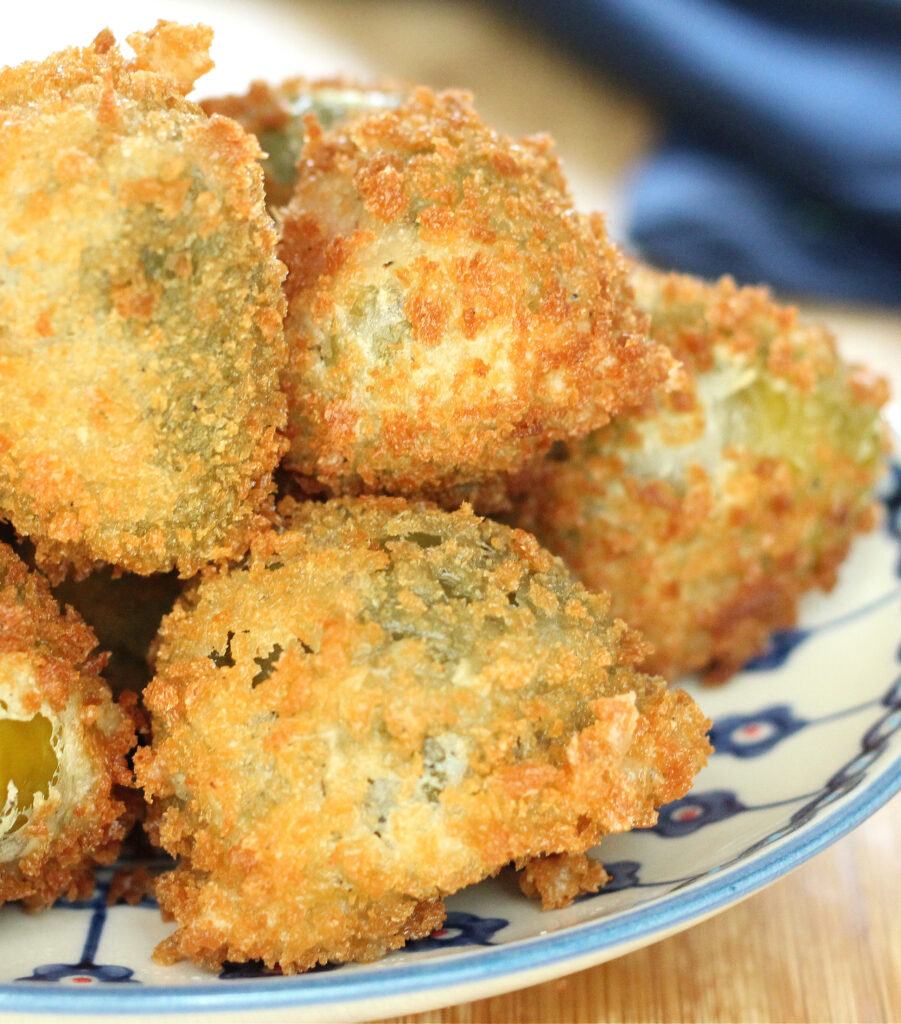 Fried Hot Stuffed Cherry Peppers