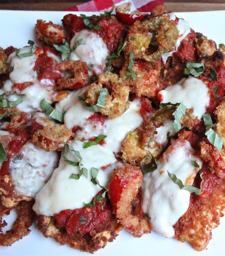 Fried Sausage Ravioli and Cherry Pepper Platter