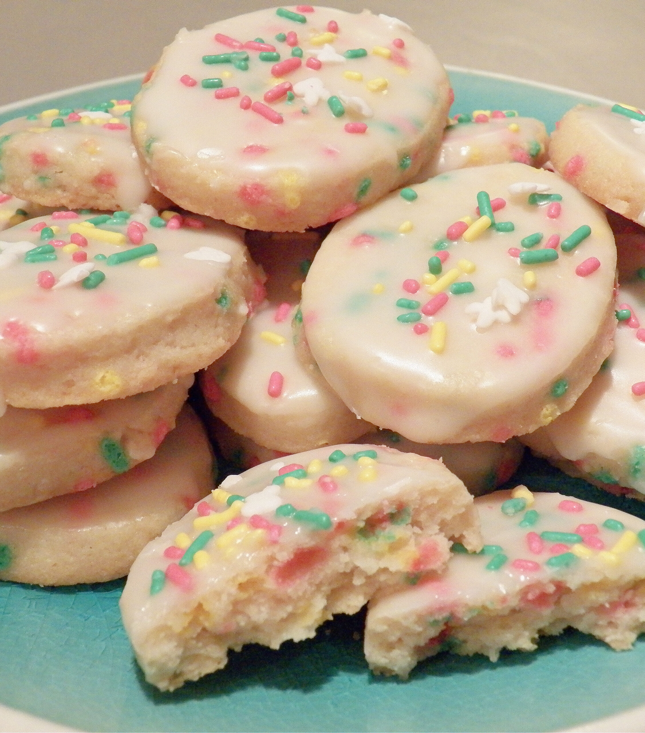 Glazed Funfetti Cookies