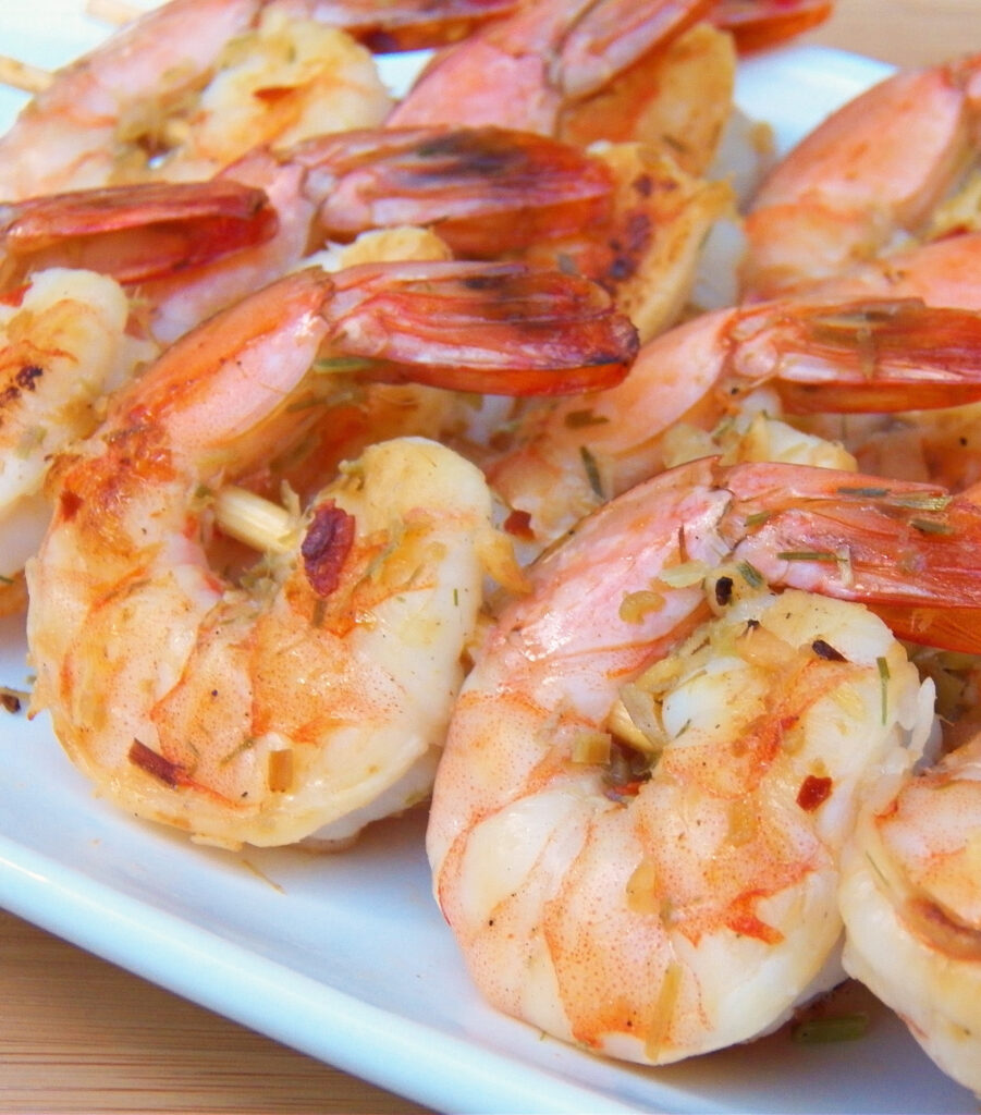 Grilled Lemongrass Shrimp