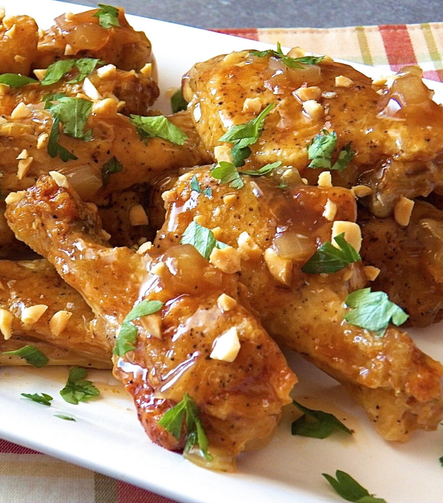 Honey Beer Glazed Wings