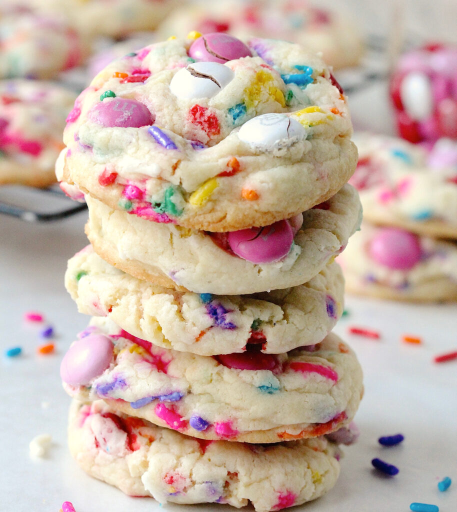 Funfetti M&M Cookies