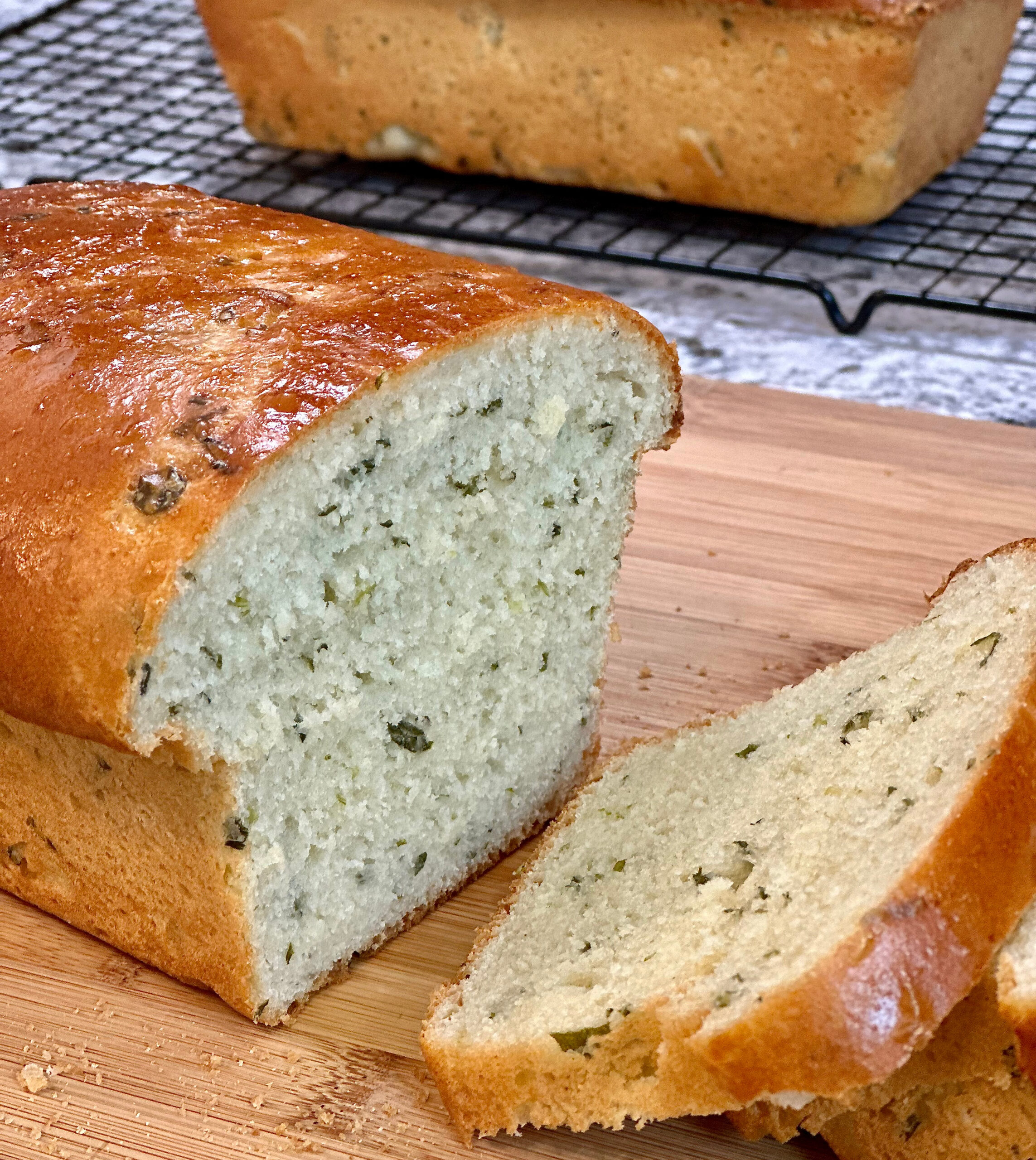 Scallion Garlic Bread