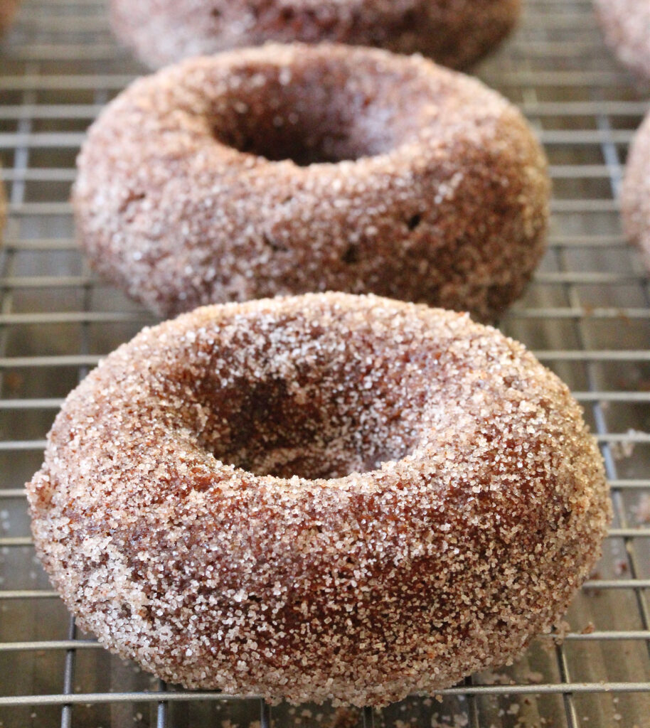 Baked Apple Butter Donuts