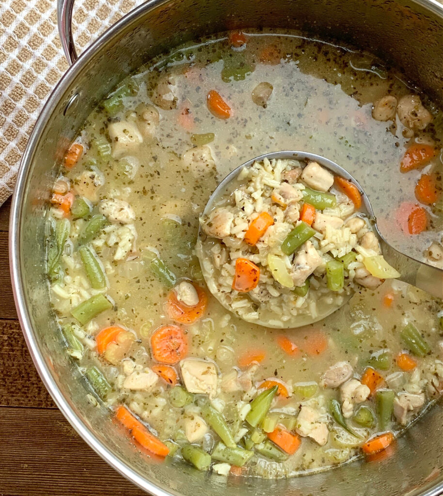 Chicken Vegetable and Rice Soup