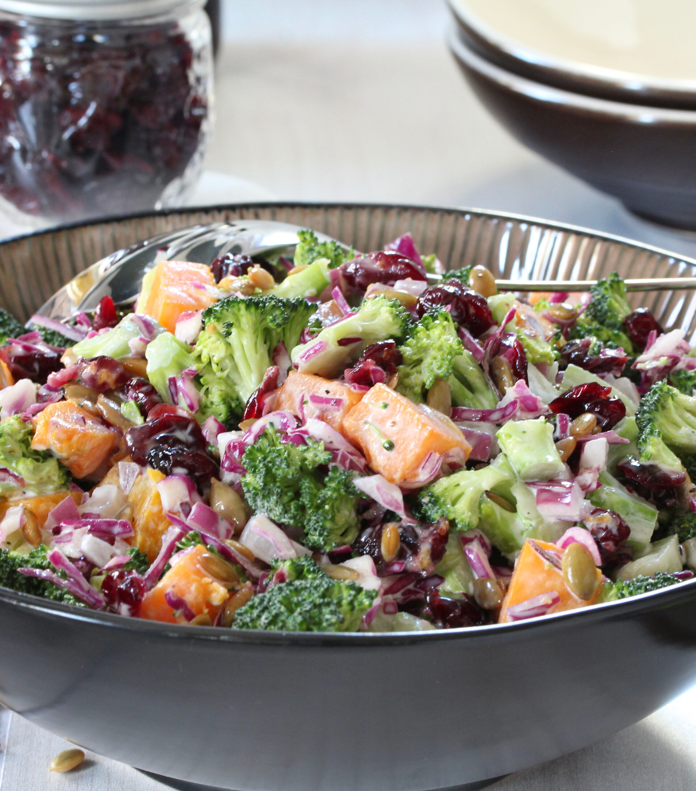 Broccoli and Roasted Butternut Squash Salad