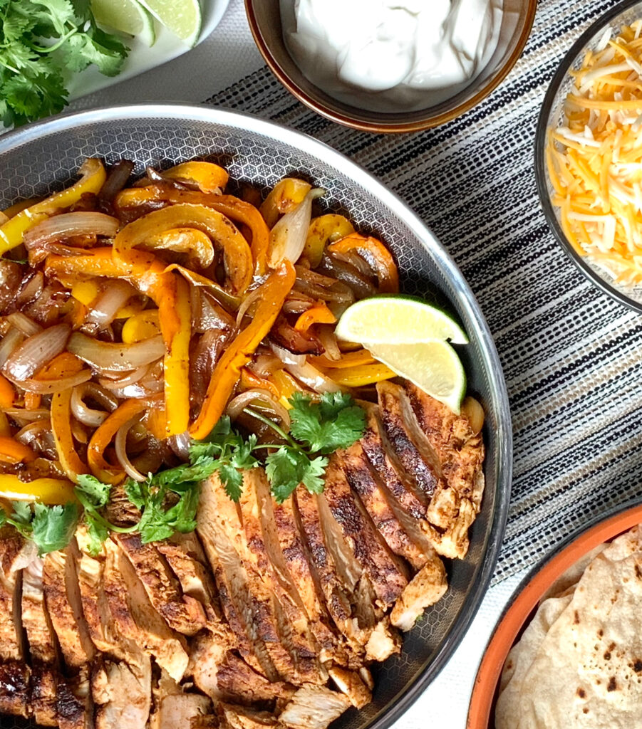 Easy Skillet Chicken Fajitas