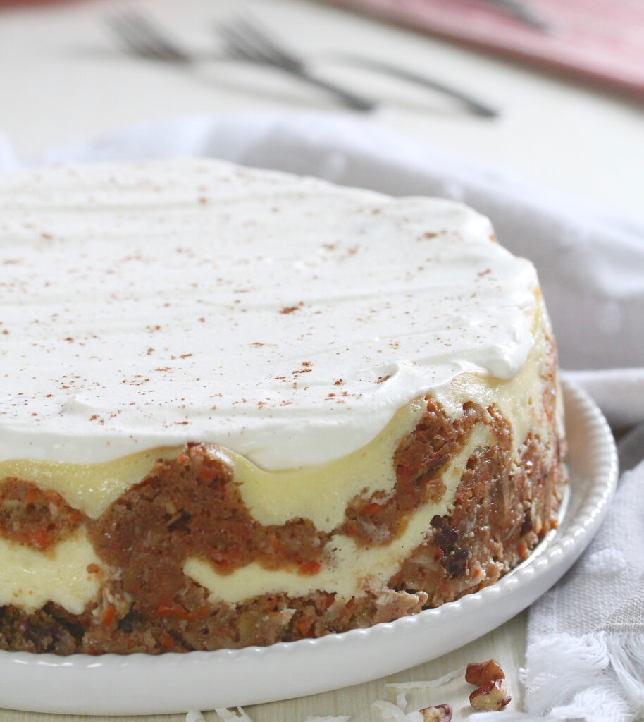 Carrot Cake Cheesecake (with Cake Mix)