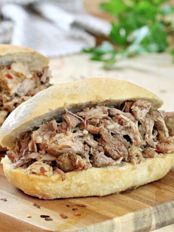 Cacoila Sandwich (Portuguese Pulled Pork)