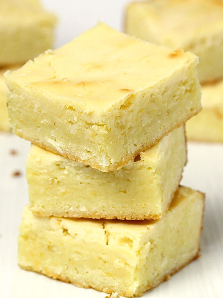 Lemon Blondies with Cream Cheese