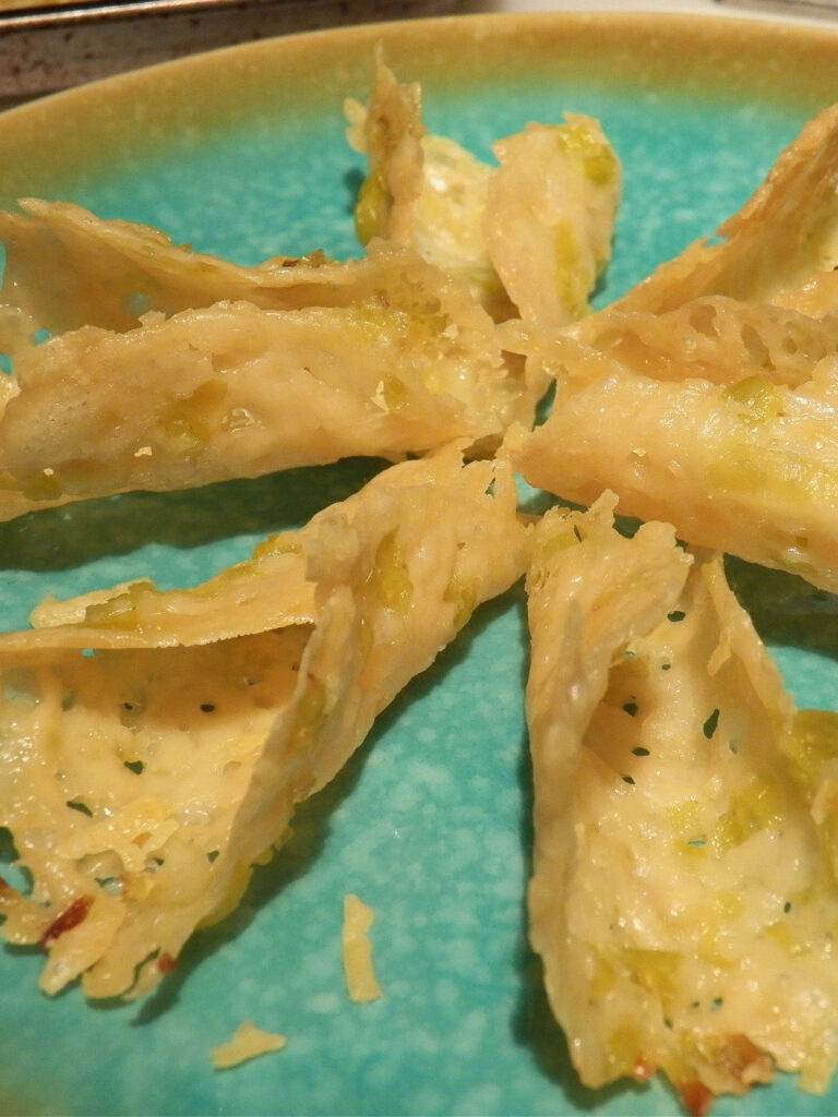 Parmesan Pepperoncini Crisps