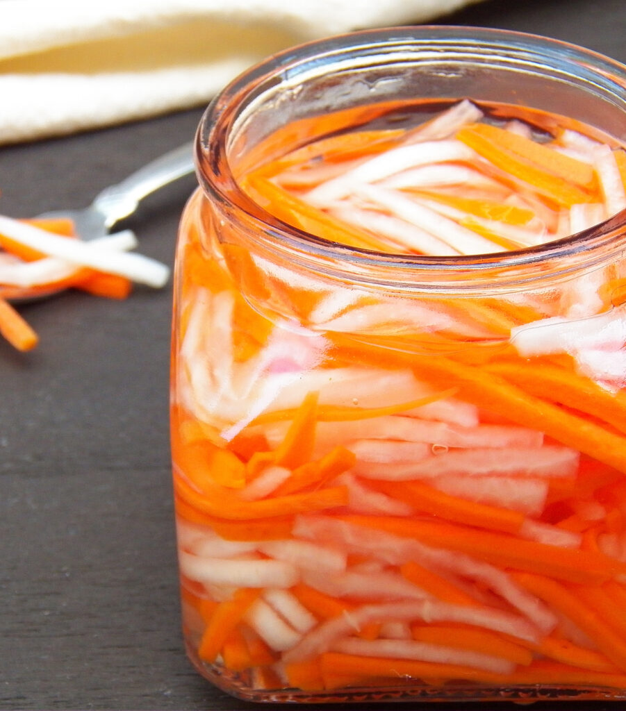 Pickled Carrots and Daikon