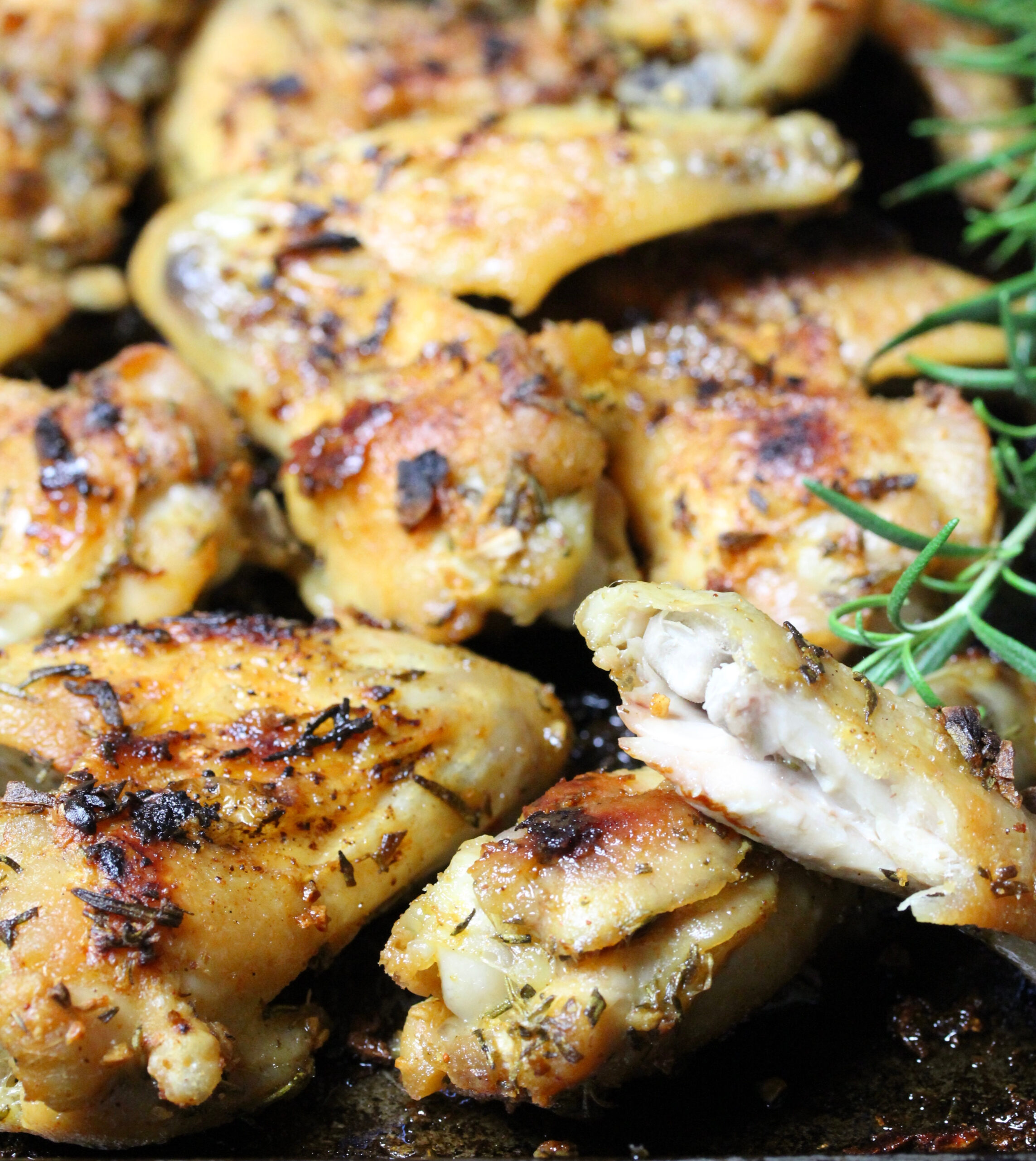 Rosemary Garlic Wings