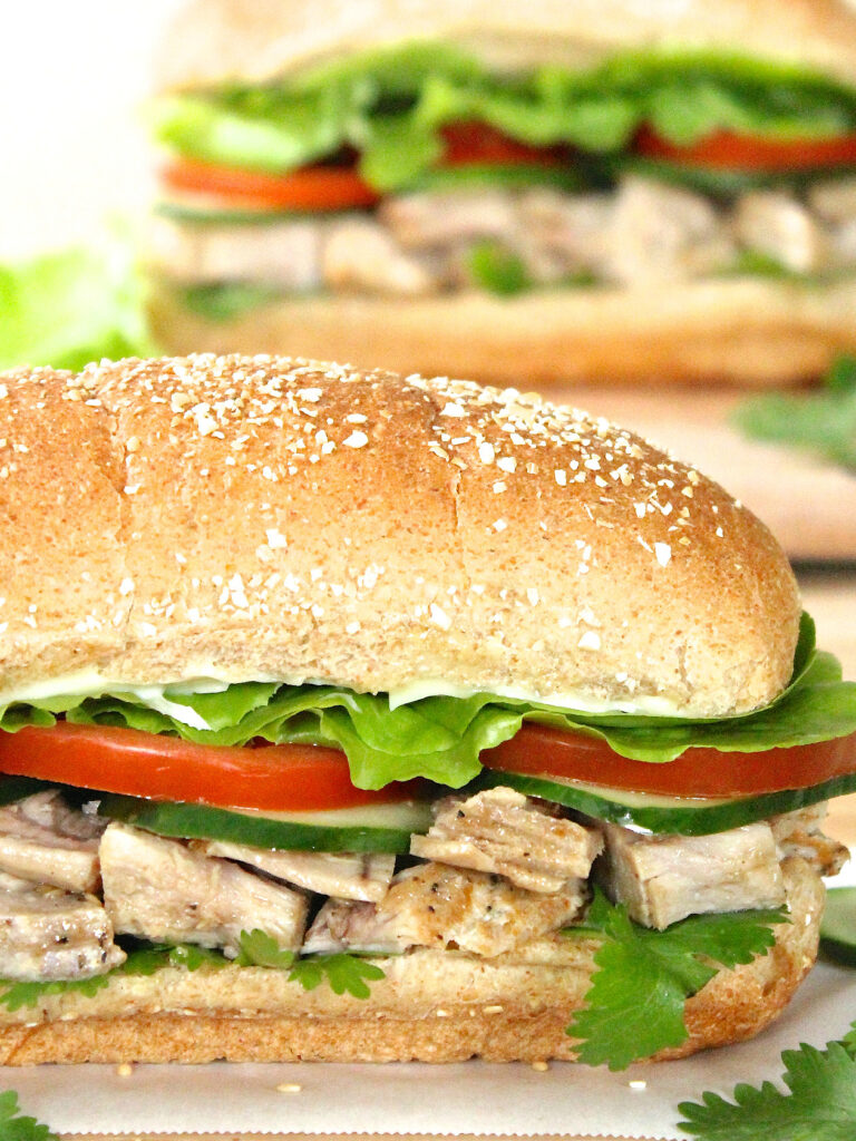 Sesame Tuna with Wasabi Mayo Sandwich