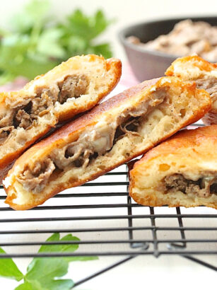 Steak and Cheese Fried Dough