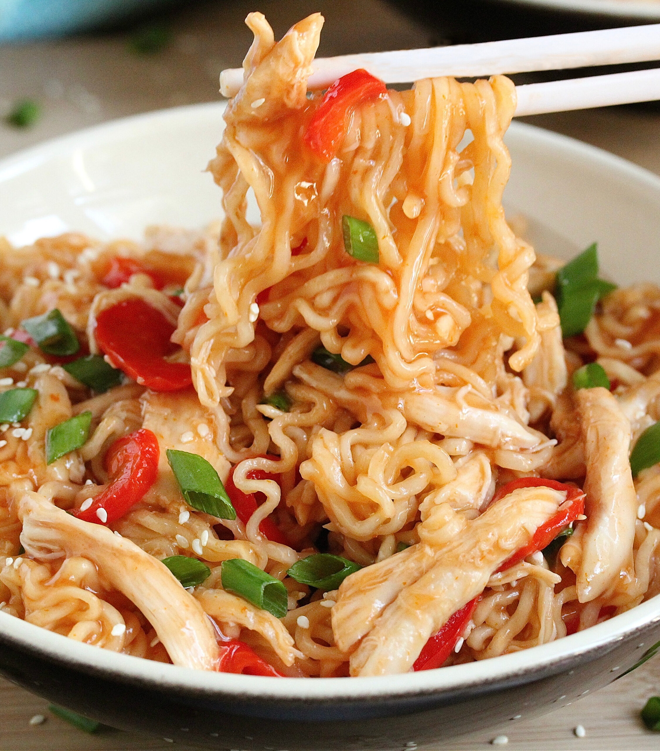 Sweet and Sour Chicken Ramen Noodles