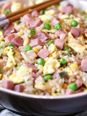 Ham and Egg Unfried Rice