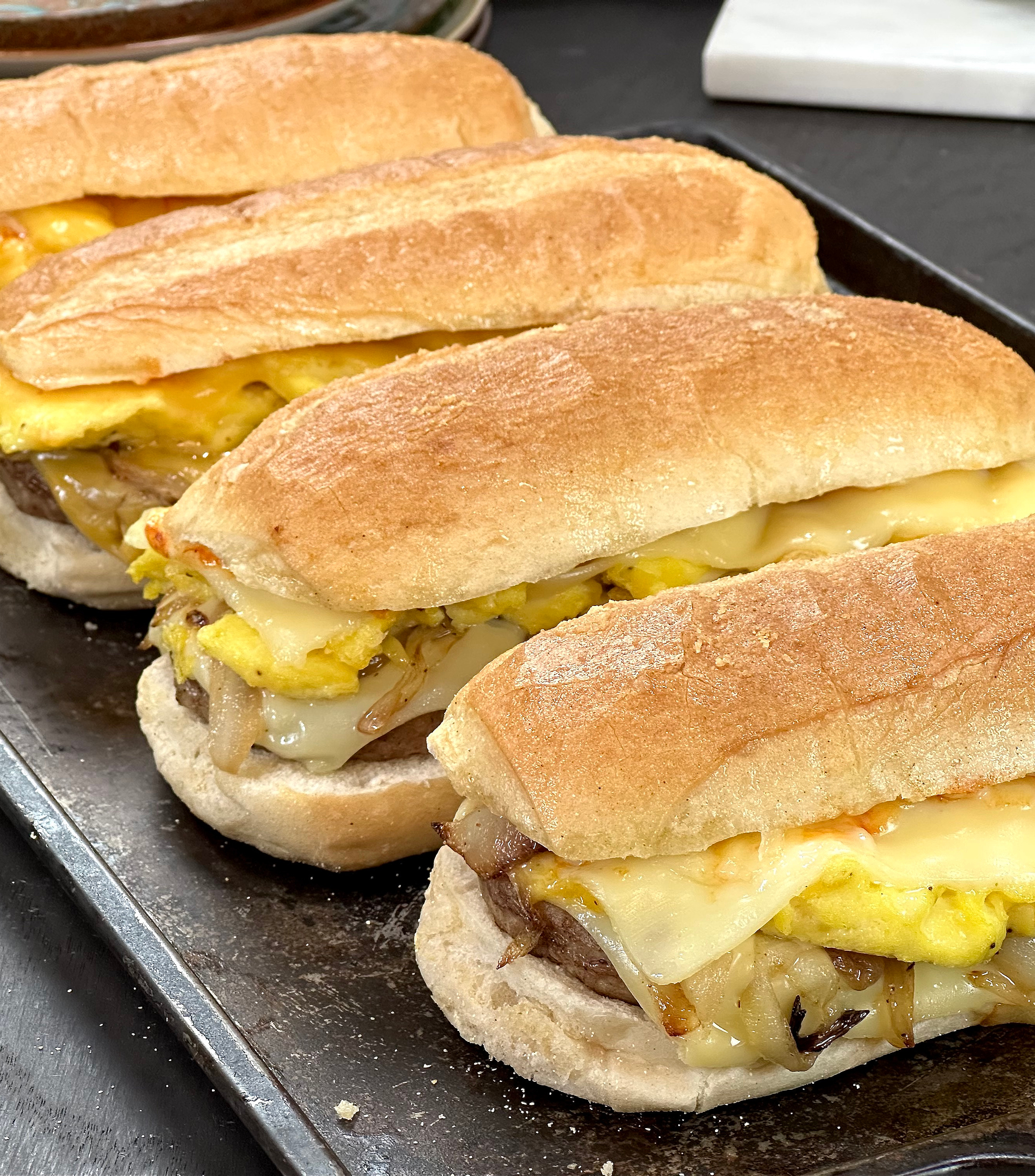 The Best Sausage Egg and Cheese Breakfast Sandwich