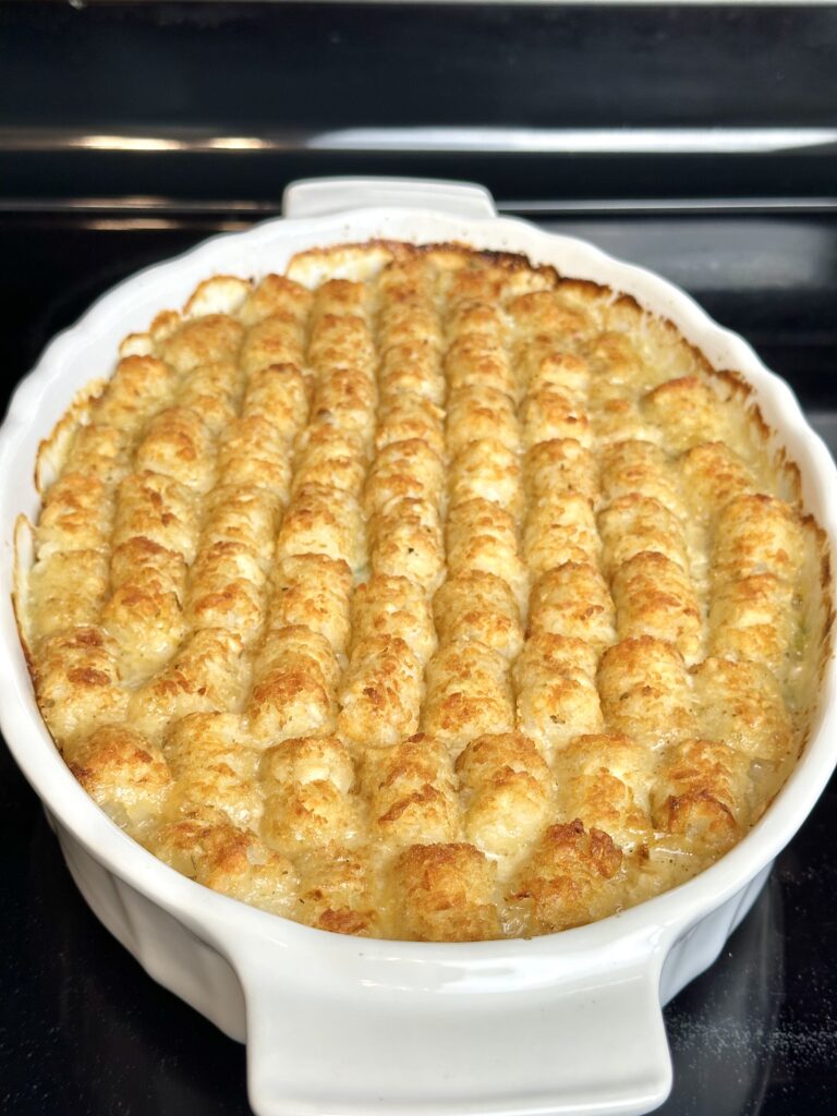 Turkey Vegetable Tater Tot Hotdish