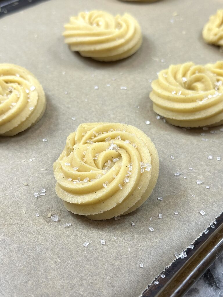 Vanilla Bean Butter Cookies