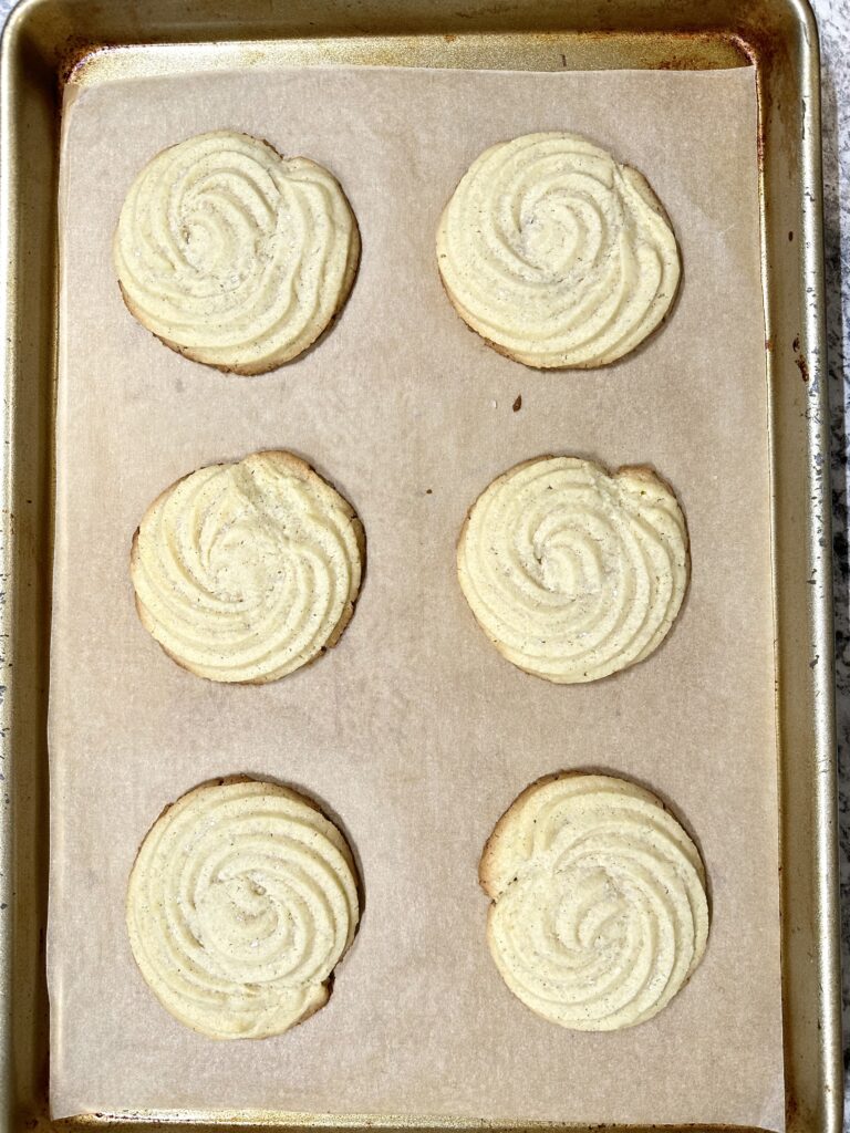 Vanilla Bean Butter Cookies