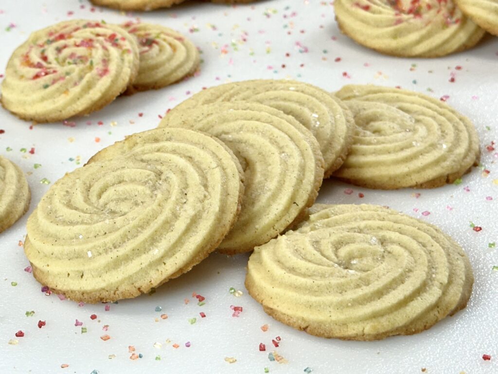 Vanilla Bean Danish Butter Cookies