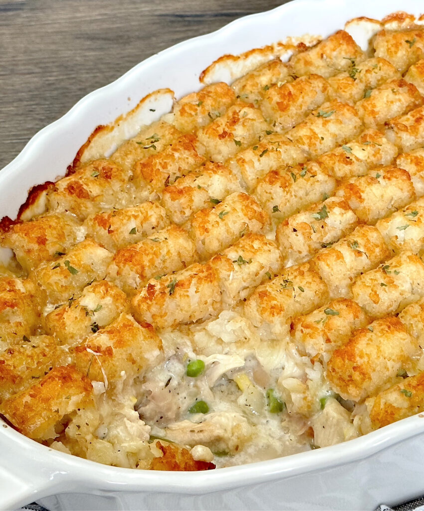 Turkey Tater Tot Hotdish