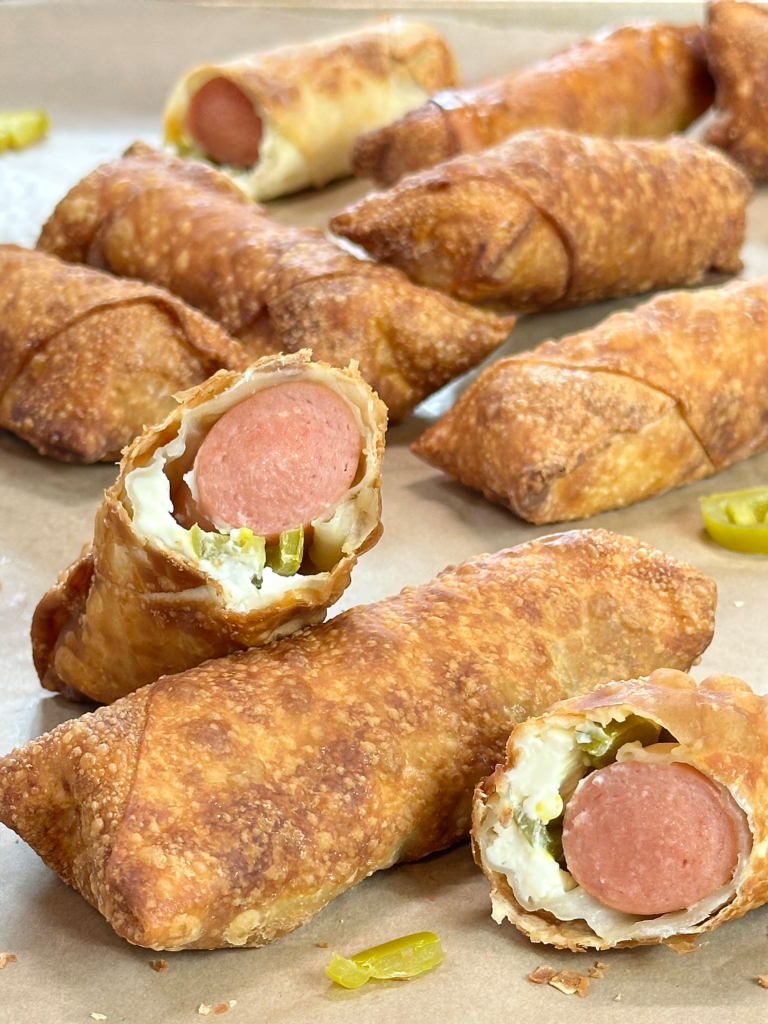 Hot Dog Egg Rolls