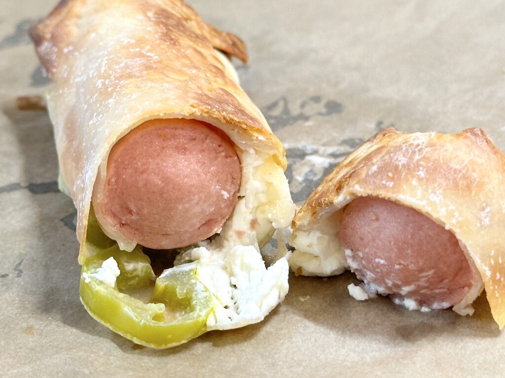 Hot Dog Egg Rolls