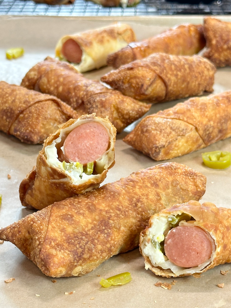 Hot Dog Egg Rolls