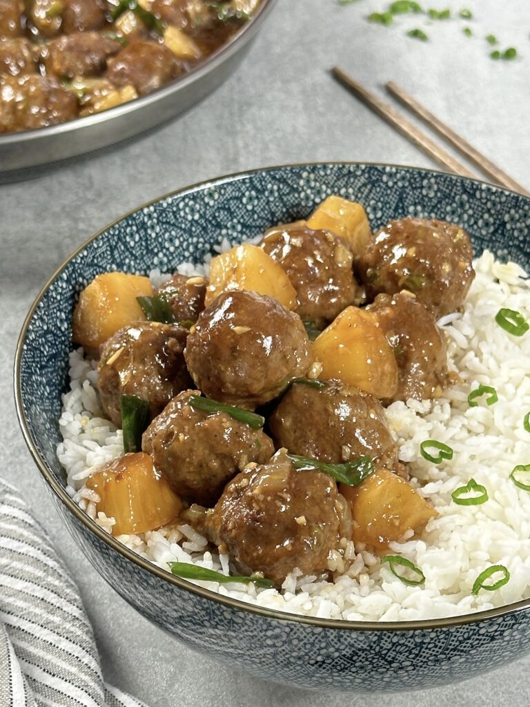 Mongolian Beef Meatballs