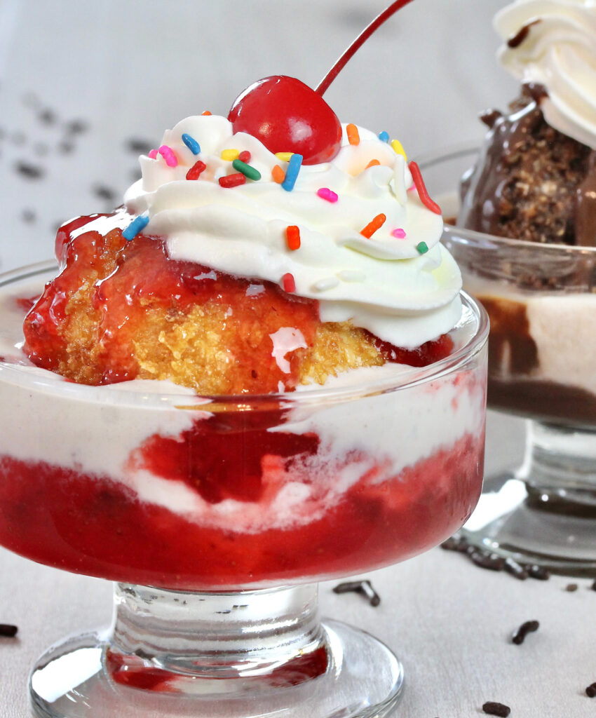 Fried Ice Cream Sundae