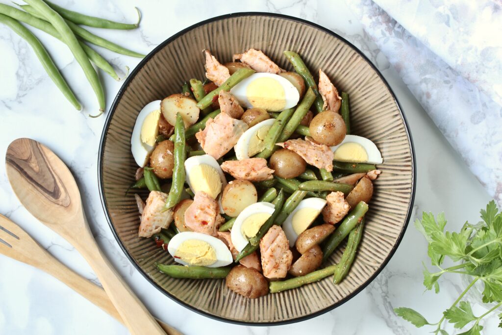 Salmon Potato and Green Bean Salad