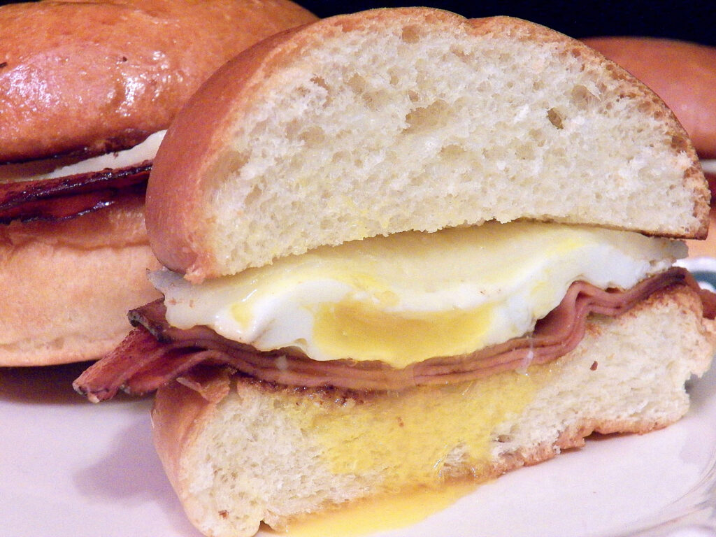 Fried Bologna Sandwich