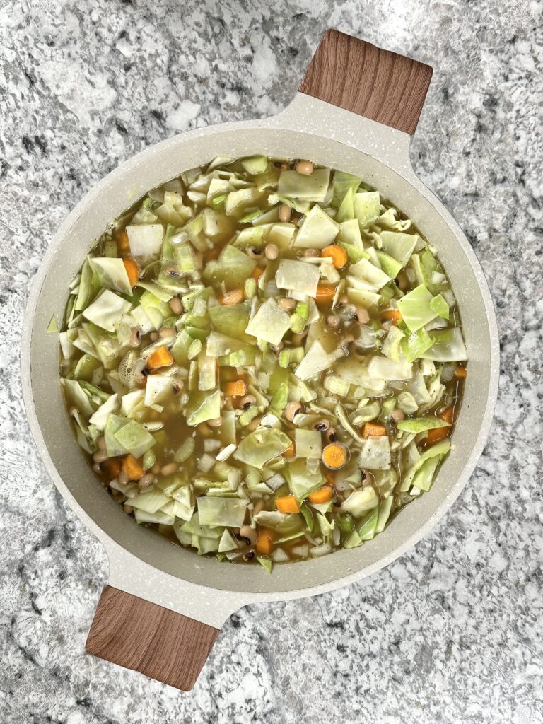 Homey Turkey Cabbage Soup