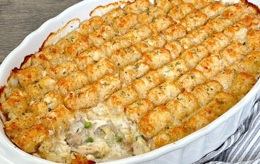 Turkey Tater Tot Hot Dish