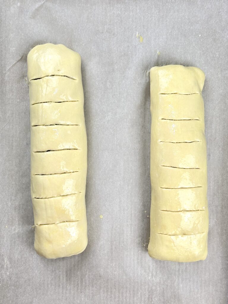 Italian Sausage Spinach Strudel