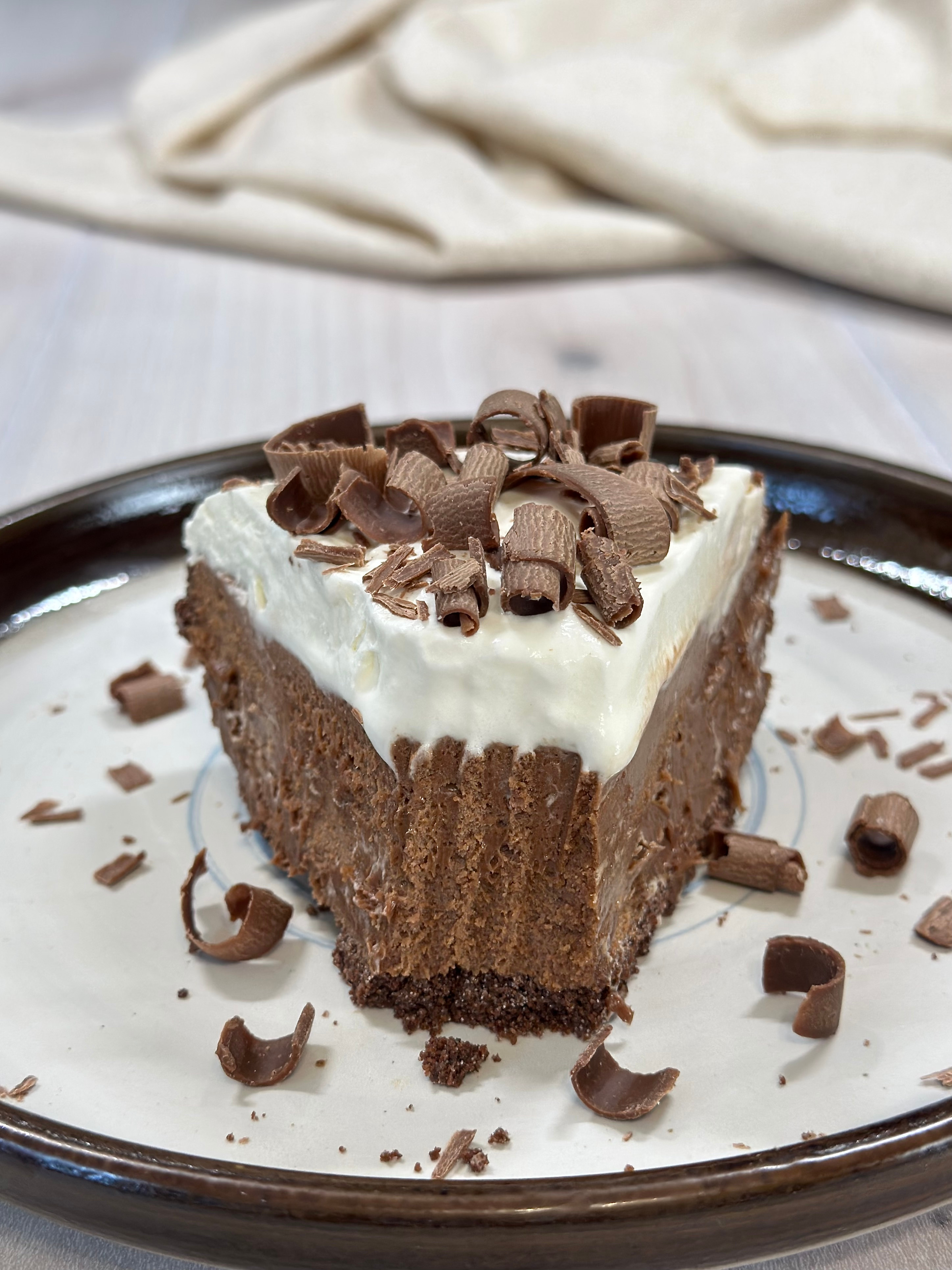 Nutella French Silk Pie